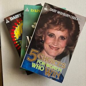 Vintage Daisy Osborn Book Lot Women Self Help 80s 90s Paperback Bundle